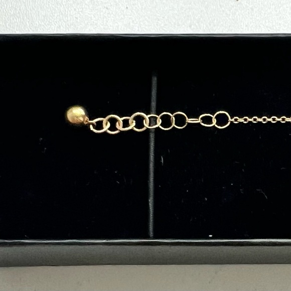 Meira T Two-Tone 14k Gold and Silver .44 ct, nine Diamonds and chain bracelet - Picture 8 of 8